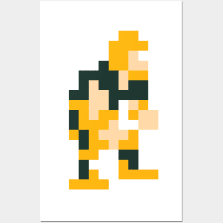 8-Bit Linebacker - Green Bay Posters and Art